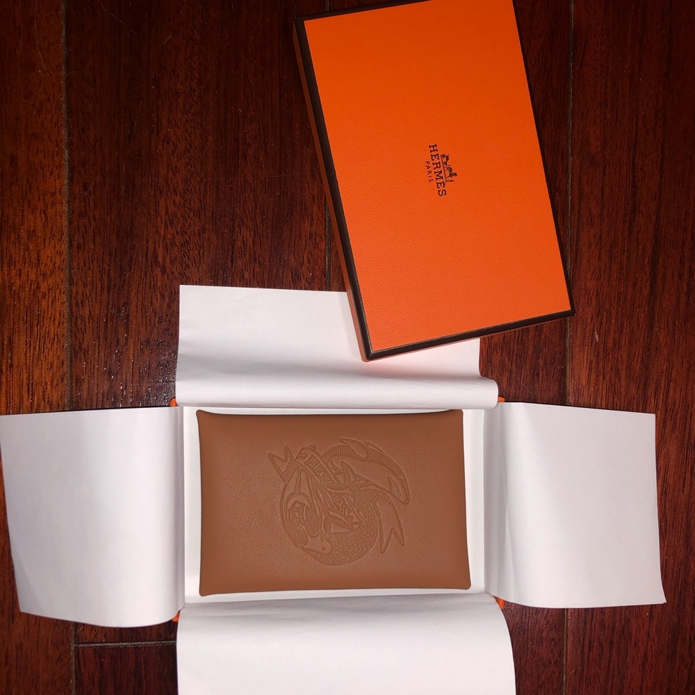 Hermes Calvi Limited Edition Card Holder Swift